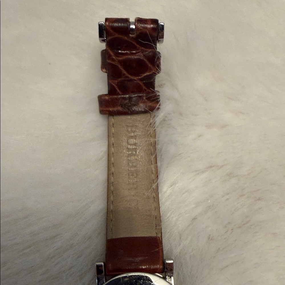 Burberry Silver and Brown Women’s Watch - Picture 5 of 8
